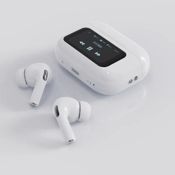 Airpods Pro 2 Titanium with LCD Display